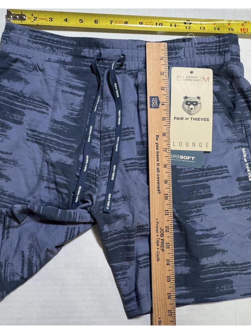 Pair Of Thieves Dusty Blue Supersoft Lounge Short Men's Size M NWT - Picture 3 of 9